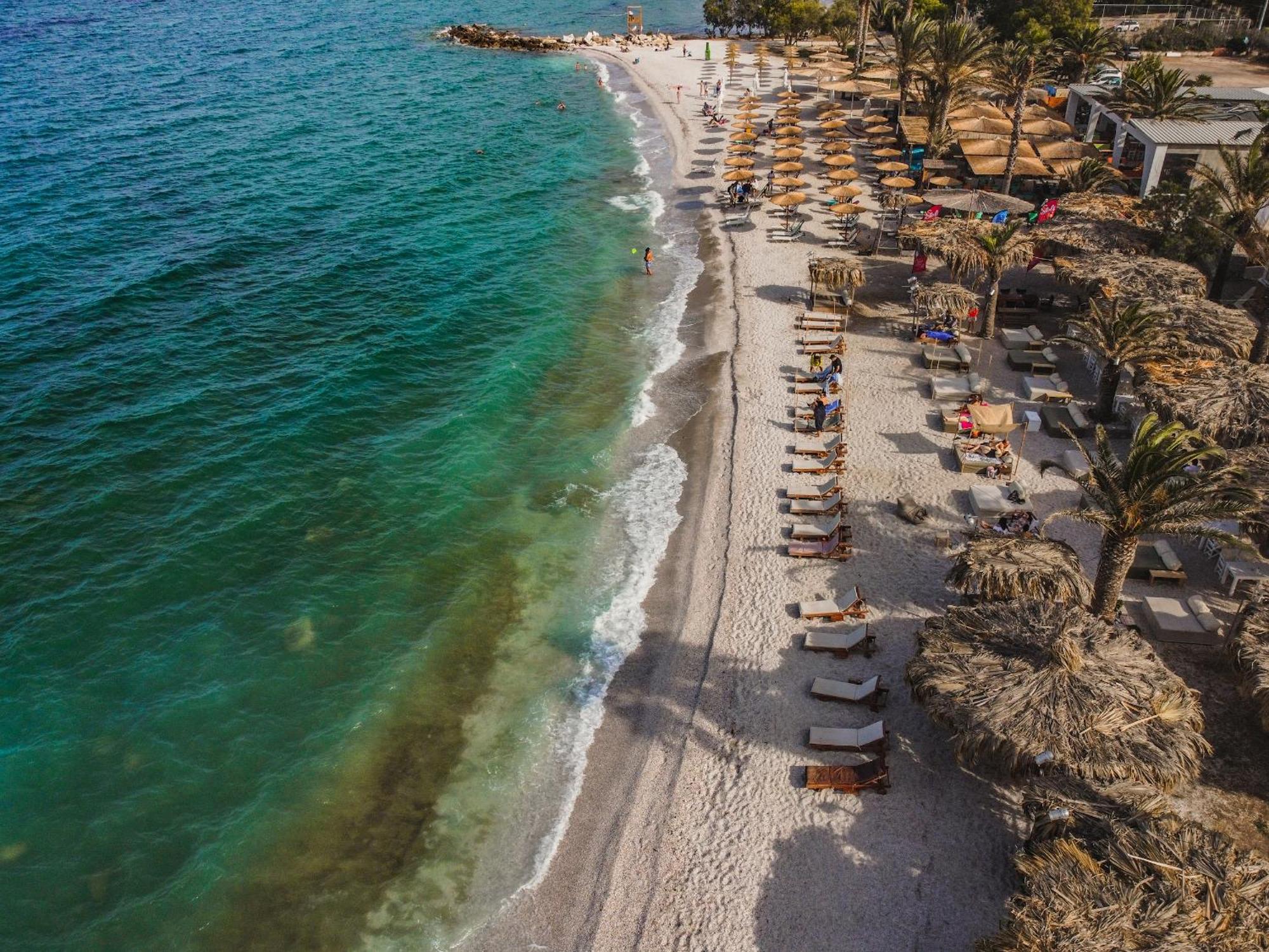 Néa Mákri Tiki Beach Studios מראה חיצוני תמונה